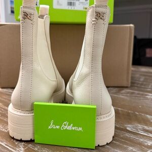 Sam Edelman Laguna Boots, Ivory